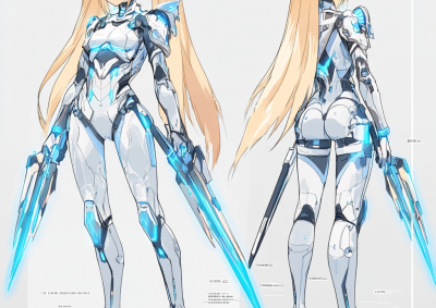 双马尾的少女战士
