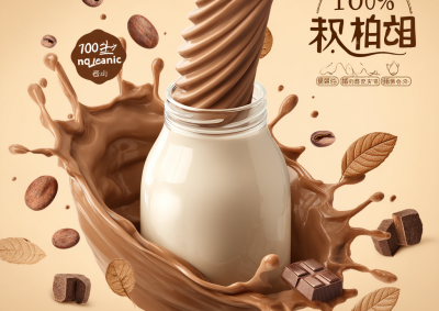 有机巧克力牛奶