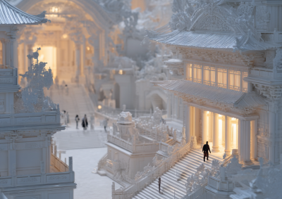 一个香港传统寺庙