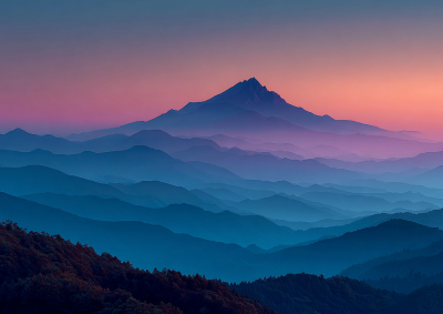 火山山峰