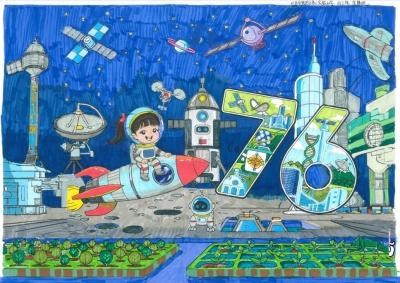 童心告白祖国，科技创想未来 学院路街道青少年AI绘画活动顺利举办