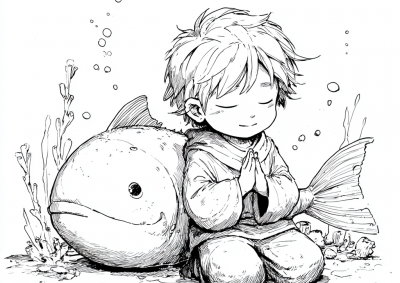 漫画欣赏 线框 水墨风