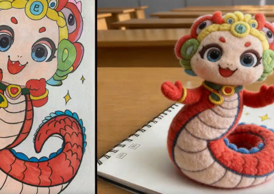 当画笔遇见AI：七初东校区美术课让吉祥物“跃然屏上”
