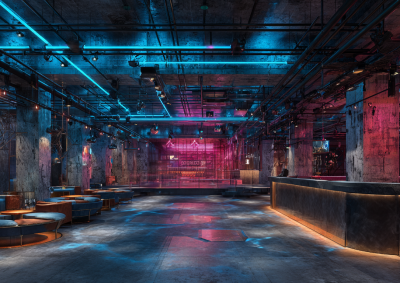 室内层列的小雕塑