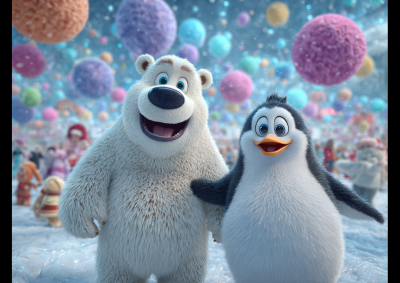 AI生成的视觉海报